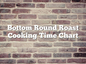 Bottom Round Roast Cooking Time Chart July 2024 Pastureandpearl