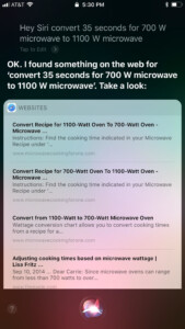 Conversion Chart For 1000w Microwave