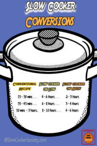 Crock Pot Time Conversion Conventional To Slow Cooker