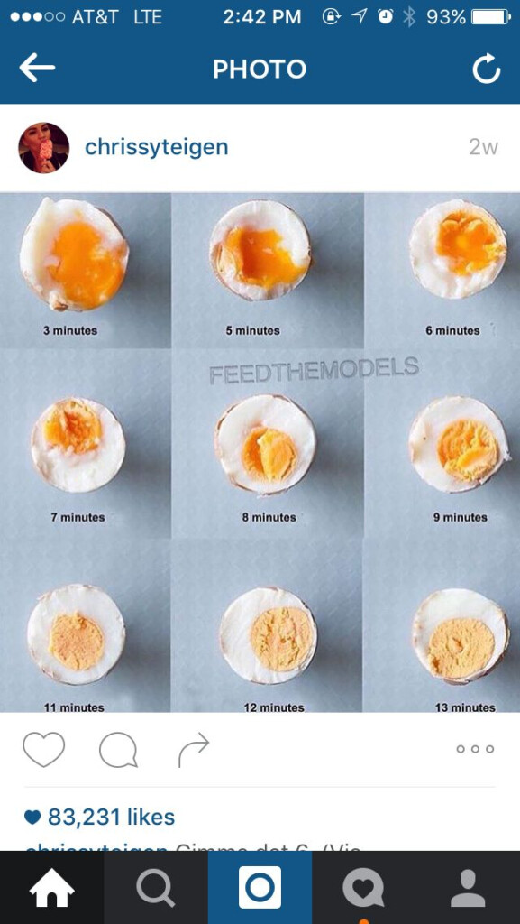 Egg Cooker Time Chart