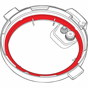 GJS Gourmet Replacement Sealing Rings Compatible With Cuisinart