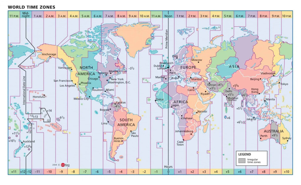 Military Time Zones Full Guide With Time Zones Chart Map