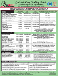 NuWave Cooking Guide Page Two Cooking Advice Cooking Prep Cooking